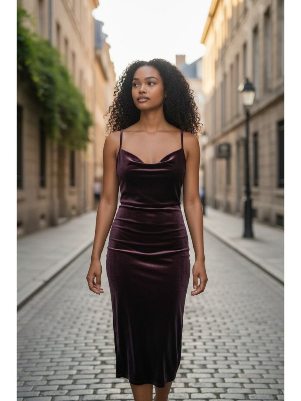 Taylor Velvet Maxi Dress Size 8 Purple Cowl Neck Whimsigoth Fairy Grunge Vamp